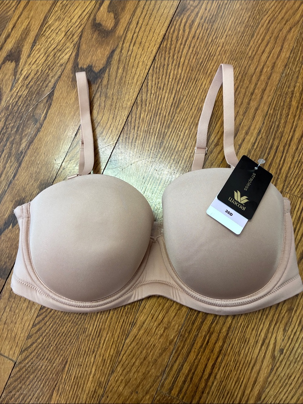 NWT Wacoal strapless Convertible bra size 36D